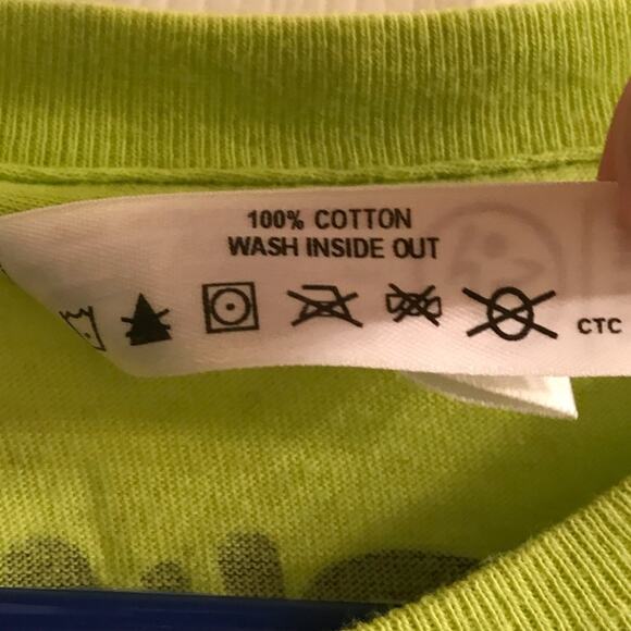 Zumba Neon Green Get Funked Up T-shirt One Size Fits Most - Picture 5 of 7